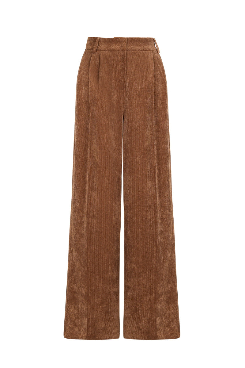Vintage Loose Straight-Leg Trousers