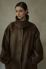 Reversible Raglan Patch-Pocket Coat