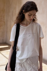Casual Graphic Loose Half Sleeve Tee