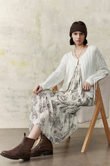 U-Neck Loose Cardigan