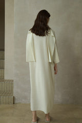 Streamer Mid-Sleeve Knit Dress