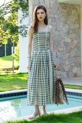 Pleated Slip Maxi Dress