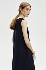 Beaded Hem Vintage A-Line Dress
