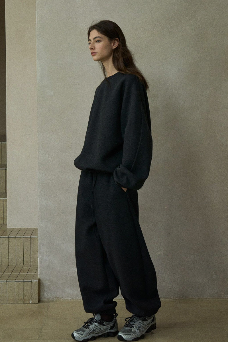 Relaxed Fit Twill Texture Pants