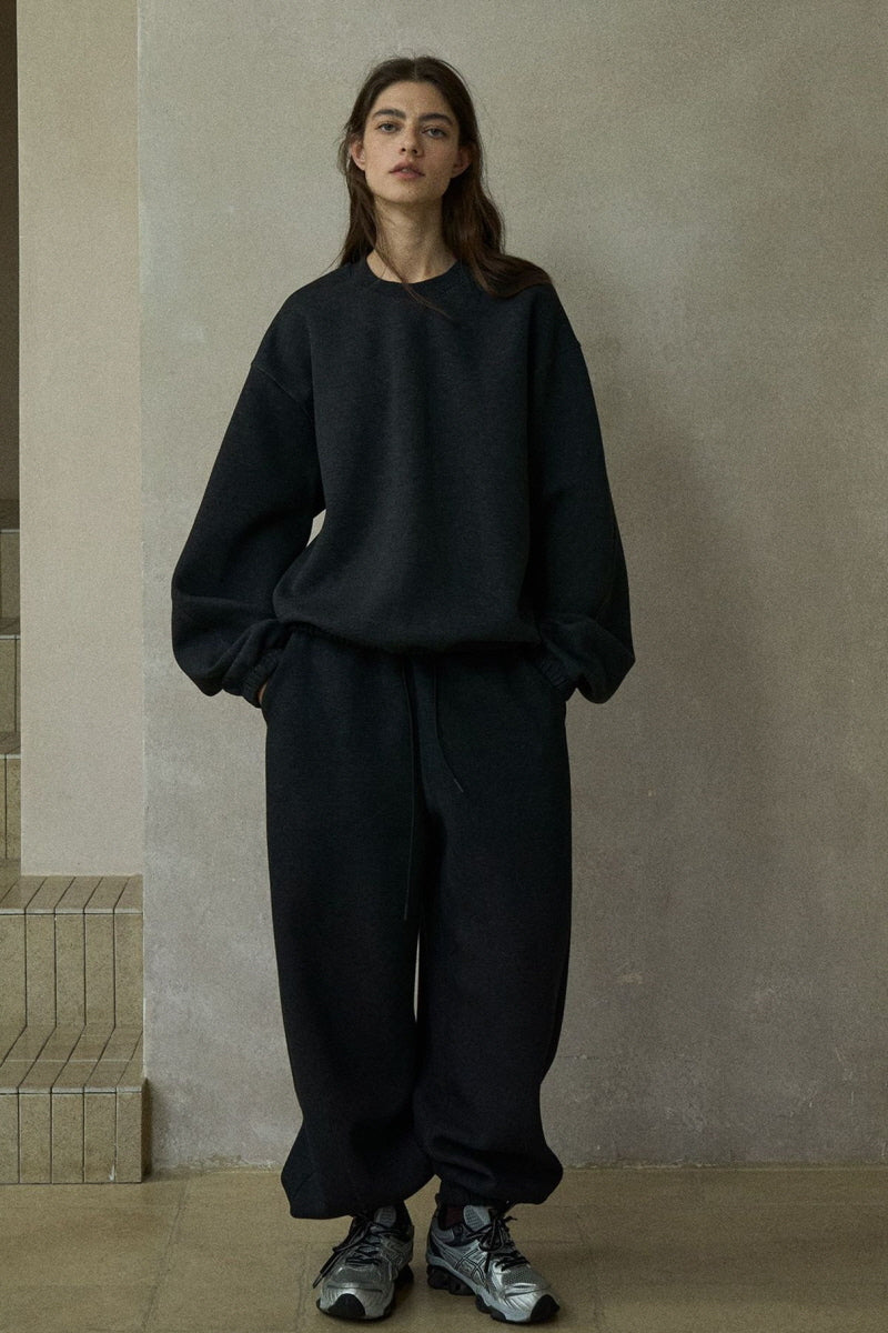 Relaxed Fit Twill Texture Pants