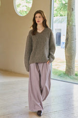Casual Wide-Leg Straight Trousers