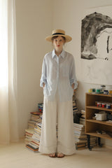 Pleated High Waist Wide Leg Pants