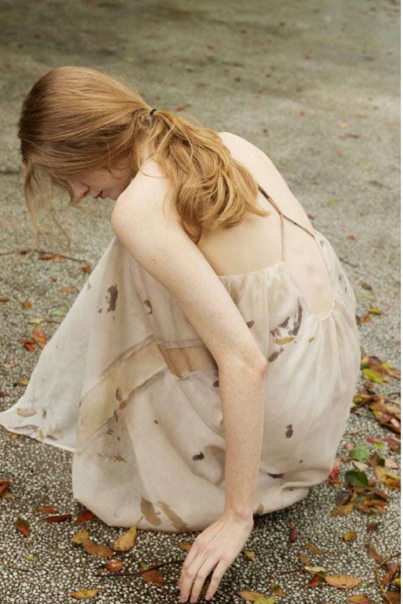 Fallen Leaves Smudge Dress