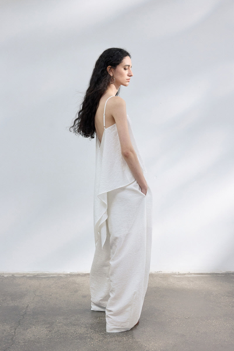Slit Sleeveless Camisole Vest