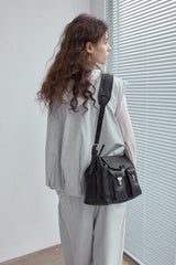 Pleated Flower-Bud Vest