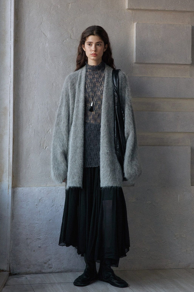 Relaxed Mid-Length Cardigan