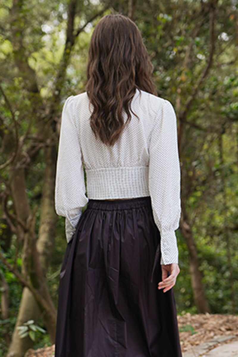Tie Bow Vintage Blouse