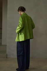 Round Buckle Short Jacket