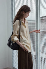Striped Loose Long Sleeve Shirt