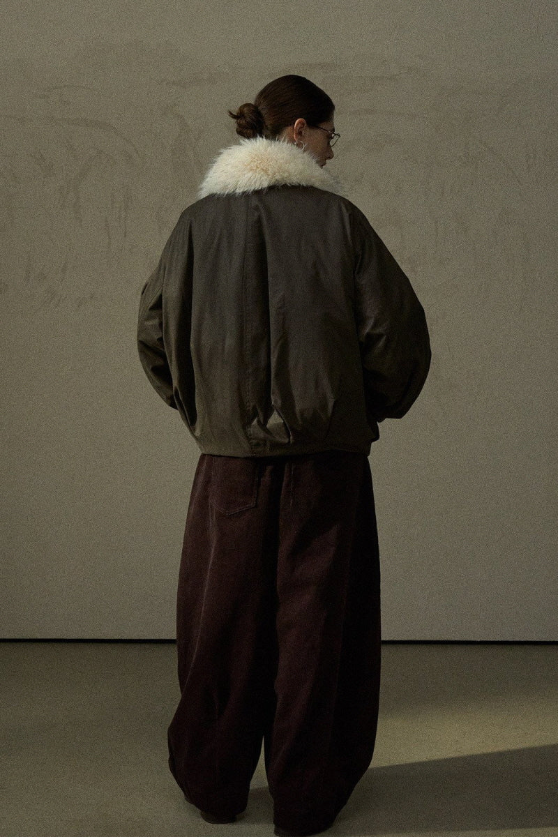 Fur Collar Hooded Parka