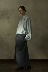 Flower Bud Drawstring Skirt