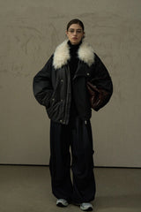 Fur Collar Hooded Parka