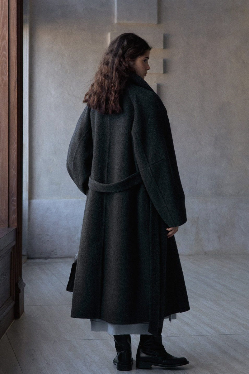 Stand-Up Collar Reversible Tweed Jacket