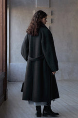 Stand-Up Collar Reversible Tweed Jacket