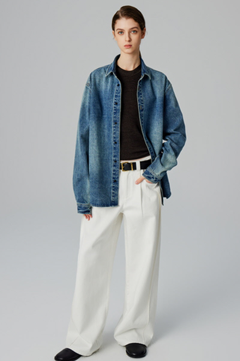 Wide Jacket Loose Shirt