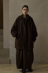 Reversible Hooded Large-Pocket Jacket