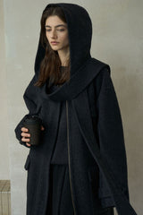 Oversized Textured Wrap Scarf