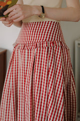 Fungus Edge High Waist A-Line Skirt