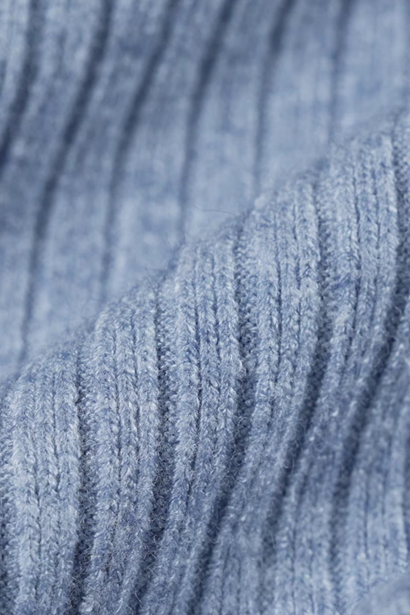 Slouchy Streamer Off Shoulder Knit Top