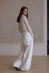 High Neck Slim Base Shirt