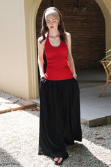 Pleated Wide-Leg Trousers