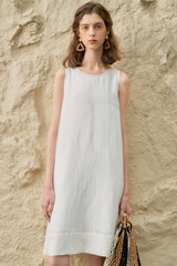 Sleeveless Straight Resort Dress