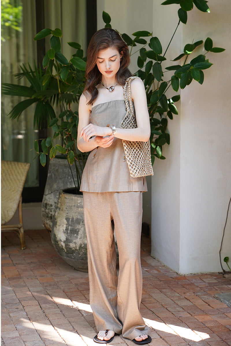 Relaxed Linen Vest
