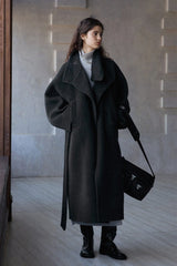 Stand-Up Collar Reversible Tweed Jacket