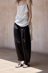 Curved Sickle Loose Pants