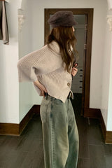 Vintage Knit Short Cardigan