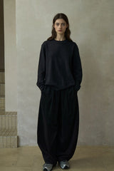 Minimalist Crew Neck Knitted Base Layer