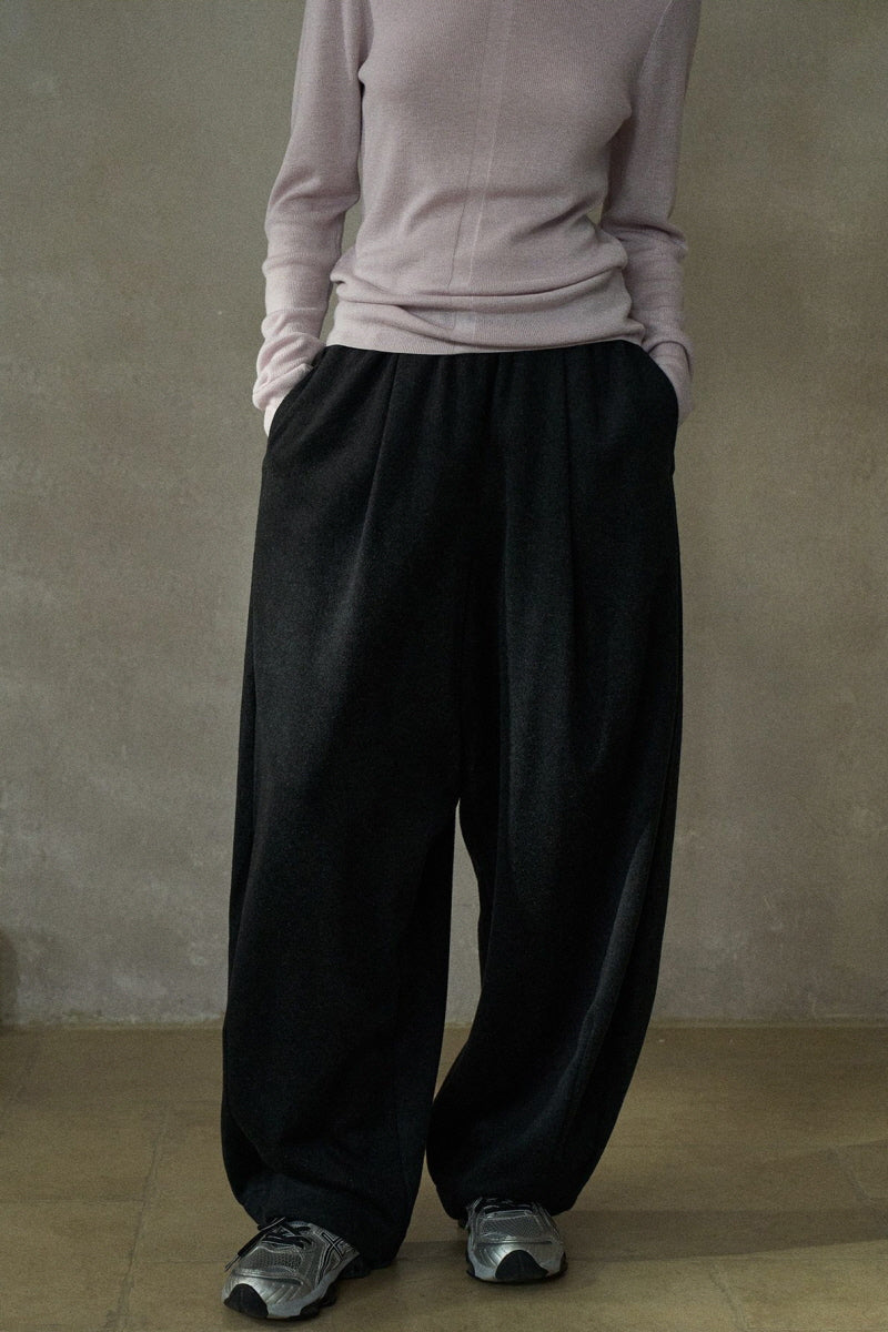Drawstring Loose Slacks