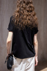 Casual Graphic Loose Half Sleeve Tee