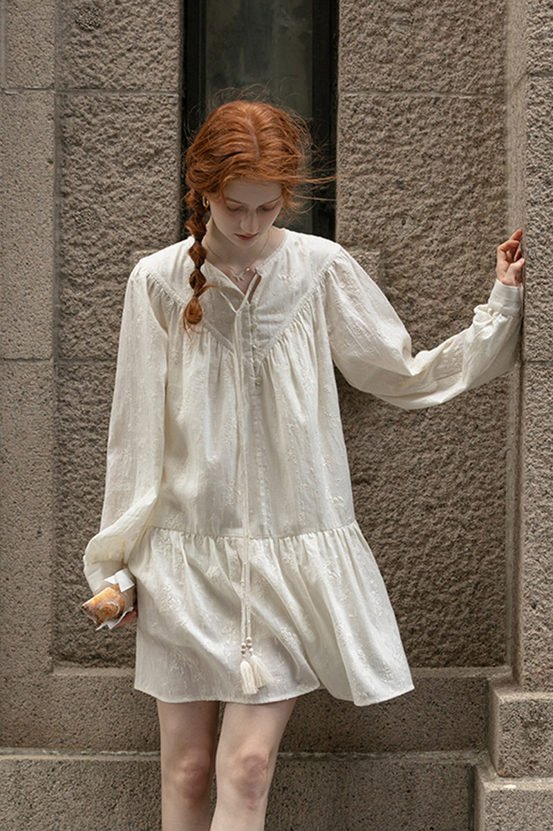 Slouchy Long Sleeve Shirt Skirt Set