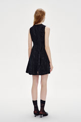 Round Neck Sleeveless Vest Dress