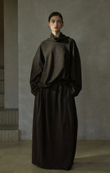 Loose Split Silhouette Skirt