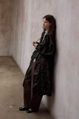 Relaxed Silhouette Trench Coat