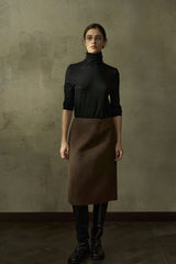 Straight Midi Skirt