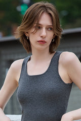Summer Simple Basic Knit Vest