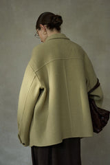 Reversible Lapel Shirt Jacket