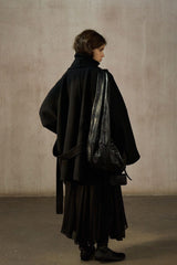Batwing Reversible Belted Coat