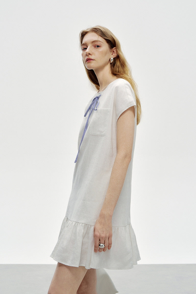 Shredded Hem Doll Dress
