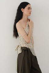 Asymmetric Slanted Shoulder Top