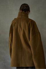 Loose Collar Short Jacket