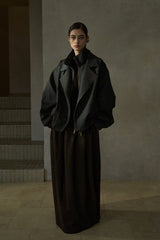 Double Zipper Silhouette Jacket